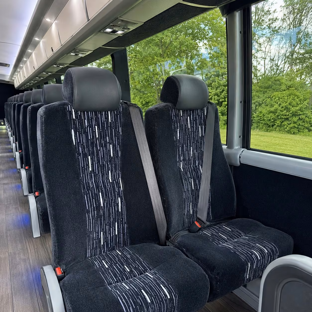 philadelphia charter bus interior